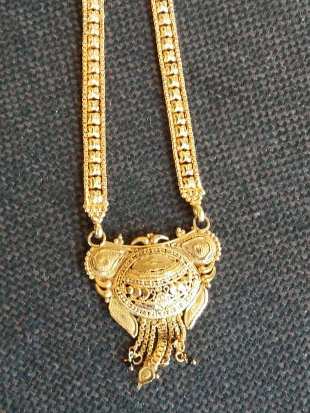 Indian Gold plated long necklace 3