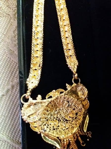 Indian Gold plated long necklace 5