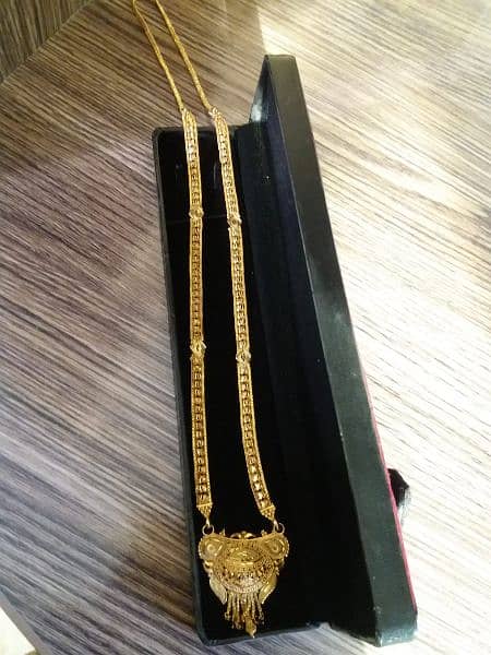 Indian Gold plated long necklace 6