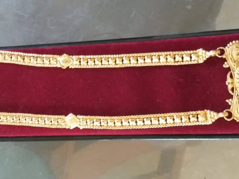 Indian Gold plated long necklace 7
