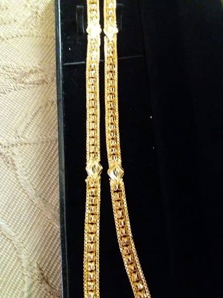 Indian Gold plated long necklace 8