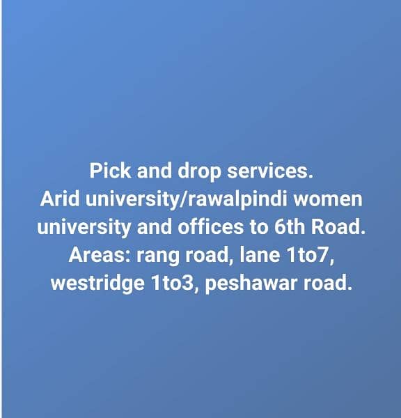 pick and drop services 0