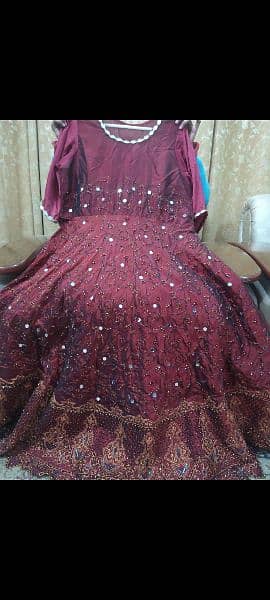 Bridal mughal antique style maxi 4