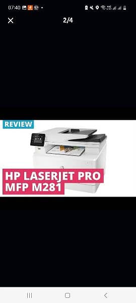 HP LaserJet Pro MFP M277dw Latest Photocopier With Printer & Scanner 4