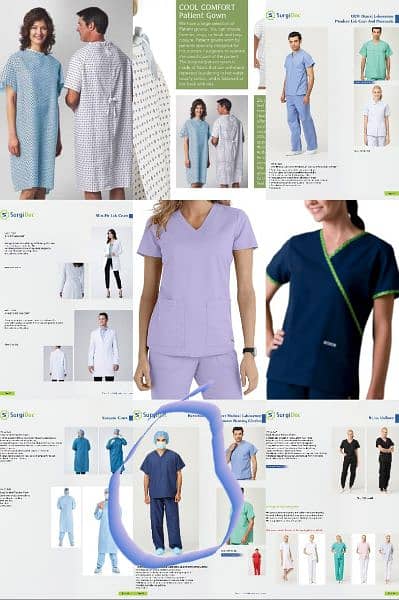 Scrub Suit Gown , Patient dress available 1