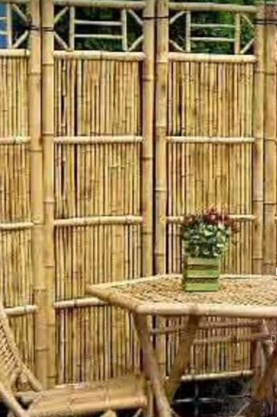 bamboo partion, bamboo fence 0