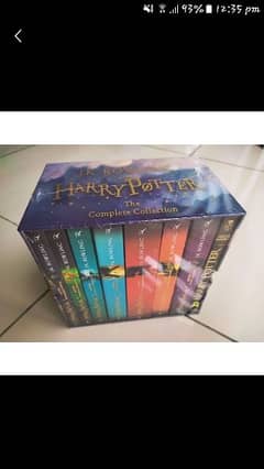 Harry potter with box 8 books set