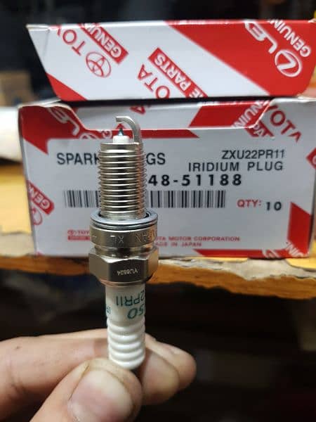 Toyota genuine iridium spark plug Japan 4pc for(xli,cultus,sntro,city) 1