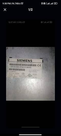 MCGSTPC Siemens HMI 6AV6 545 0DA10 0AX0 for processing
