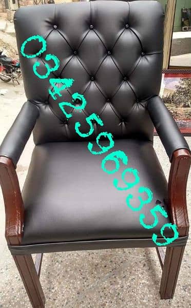solid wood bedroom chair office guest visitor furniture lounge table 17