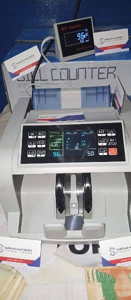 Cash Counting Machine Fake Currency Note Counting Detector,SM-Pakistan 12