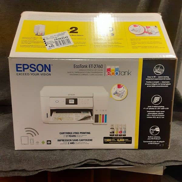 Epson Printer All in one Wireless For sale O334-1O41782 7