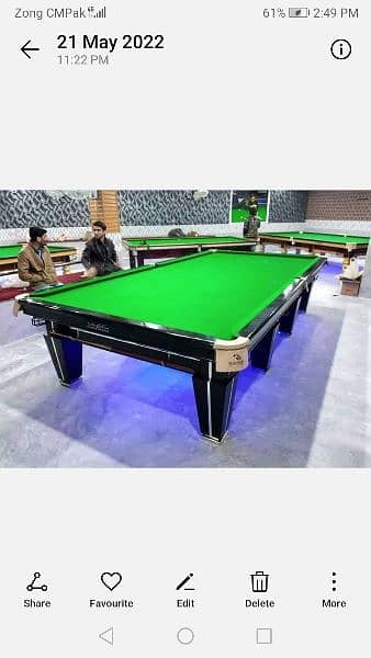 Snooker table & new Billiards 3