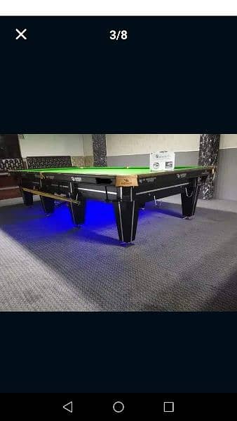 Snooker table & new Billiards 6