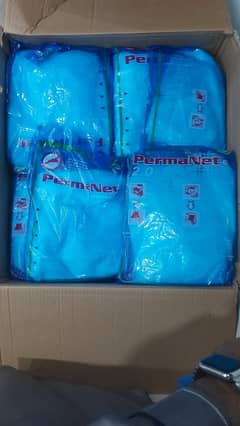 Mosquito net for flood victims