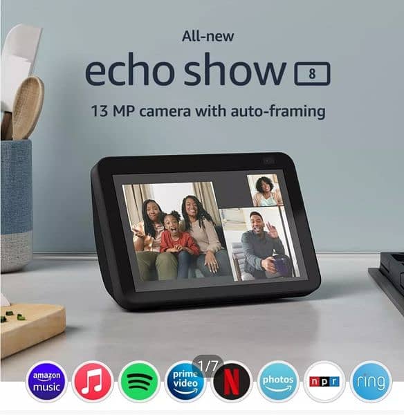 Echo show 10 and Echo show 8 1