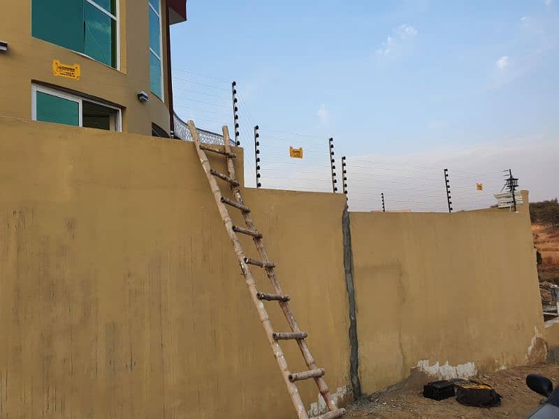 electric fence for security. 3