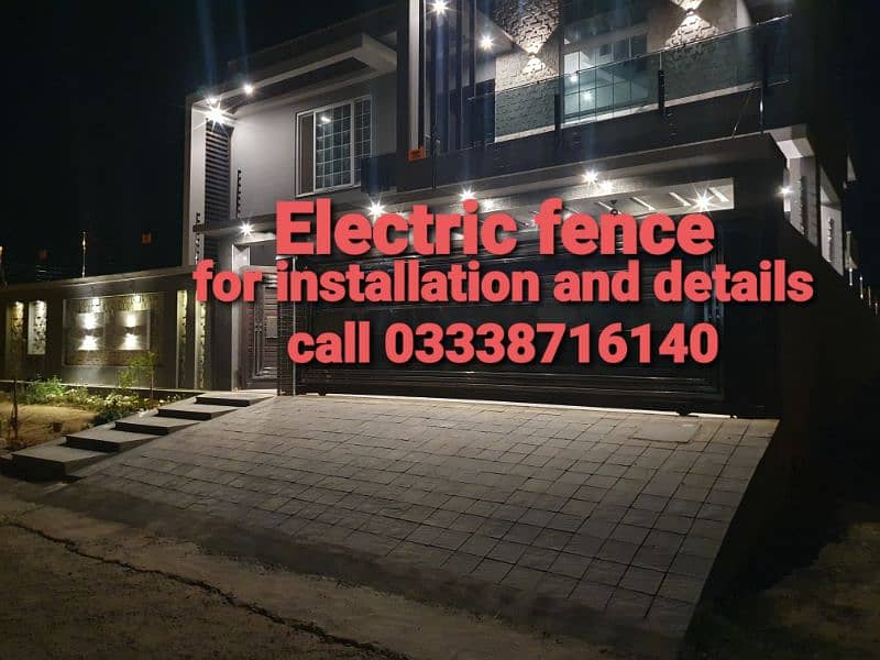 Electric fence for house 11