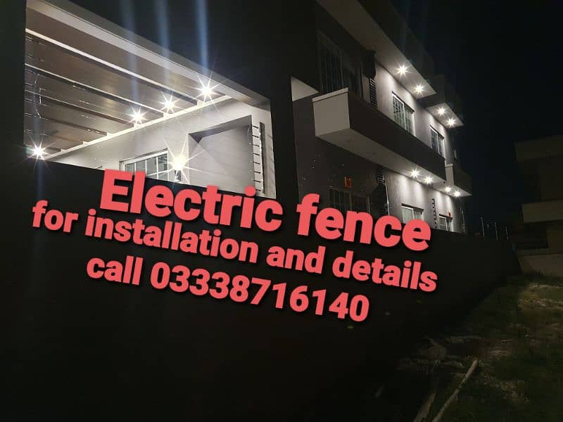 Electric fence for house 12