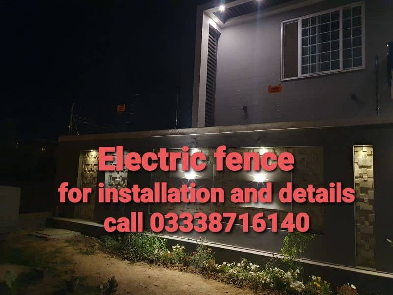 Electric fence for house 13