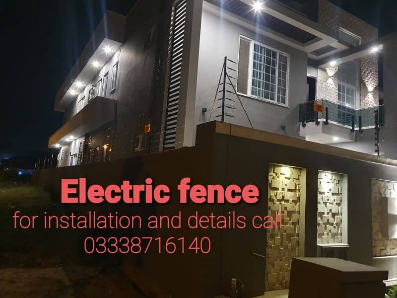 Electric fence for house 14