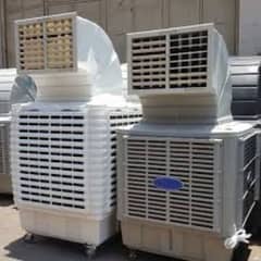 Evaporative duct cooler