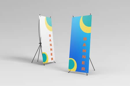 X Standee |  Rollup Stand | Panda | Promotion Table |Panaflex Printing