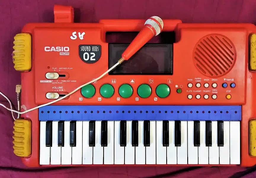 Rare 1980's CASIO Organ (Piano) Keyboard Sound Kids 02 Made in Japan 6