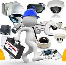 Cctv cameras installation 3000/= 3