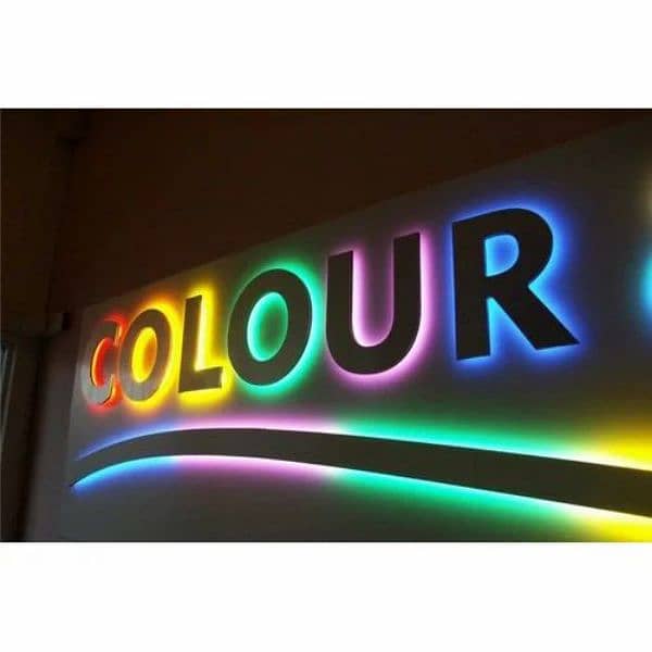 3D LED sign Boards 1