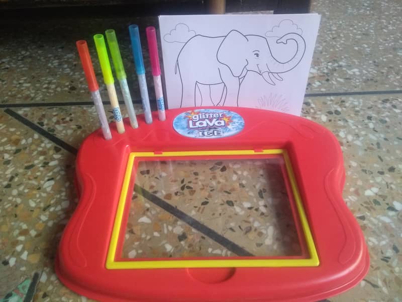 Branded Kids Toys Drawing Art Desk , Felt Creation Game , Mega Puzzle 5