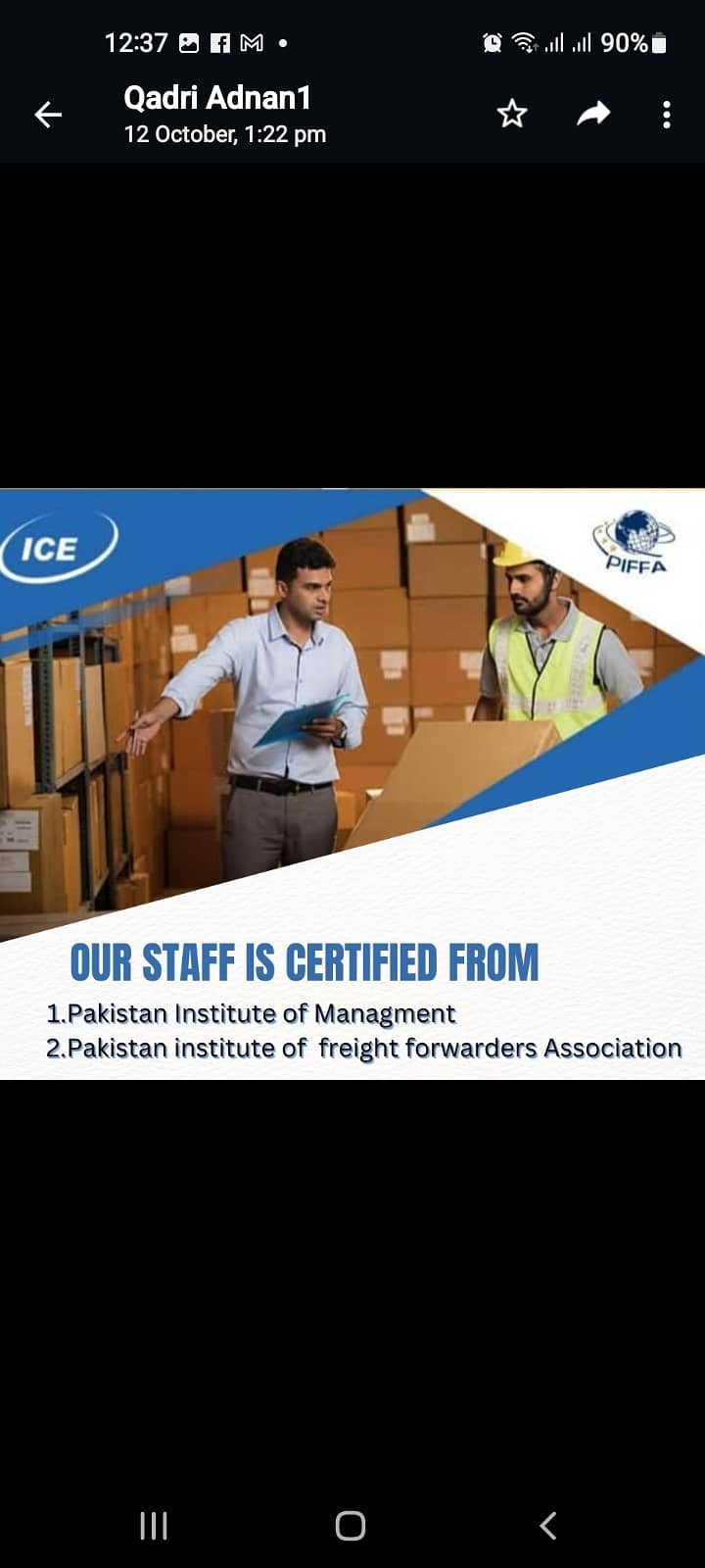 ICE Cargo services send Amazon, Ebay etc. shipments in Warehouses 5