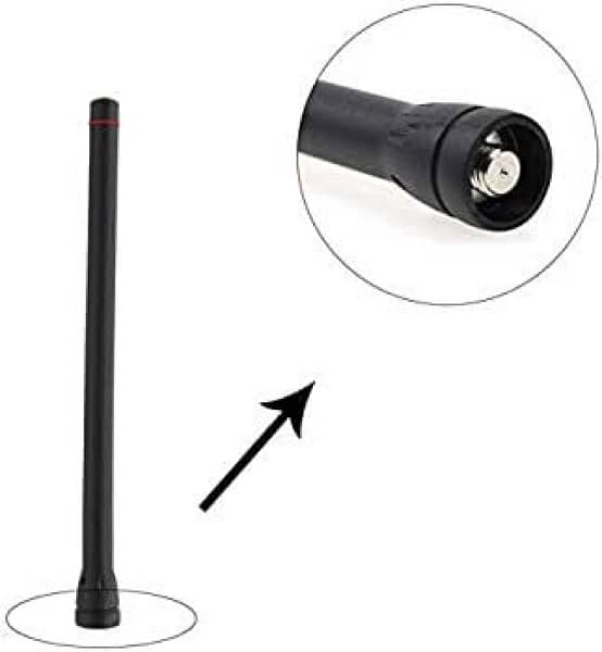 Antenna for (Walkie Talkie) ICOM IC-F3 F11 F14 F15 F16 F33 F34 6.5" 3