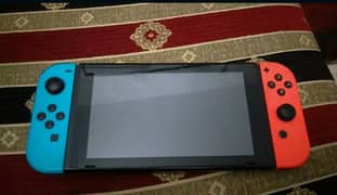 Nintendo Switch Red and Neon