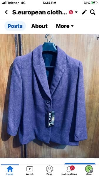 used gent and ladies pant coat per suite 1000 6