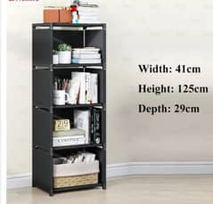 Book Shelve Multi Layers Portable Book shelf Organizer Modern Bookcase