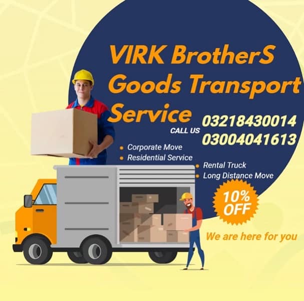House shifting Services, Truck For Rent & Best Movers and Packers 2