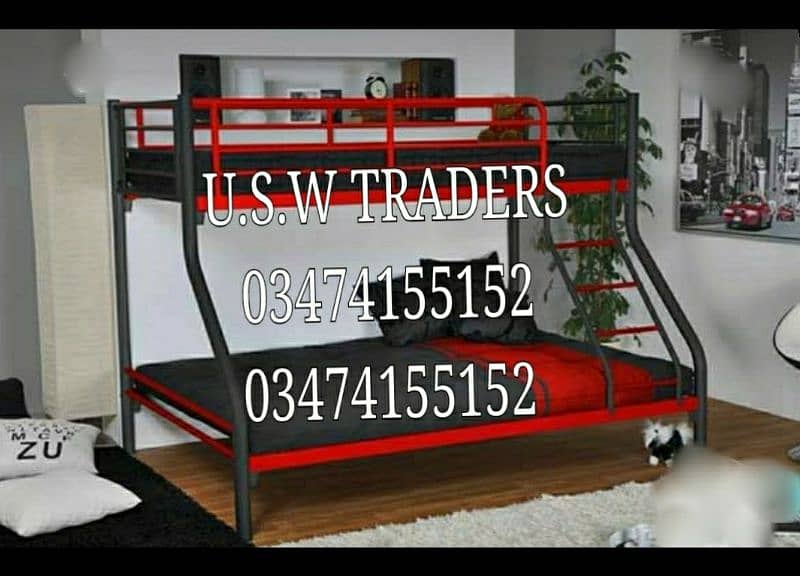 Master beds, single bed Bunk beds iron 4