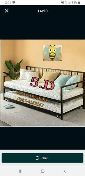 Master beds, single bed Bunk beds iron 5