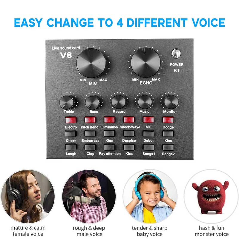 vocal mixing streaming sound effects,youtube karaoke singing recording 1