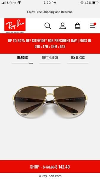 Ray. Ban Original Sunglasses. 1