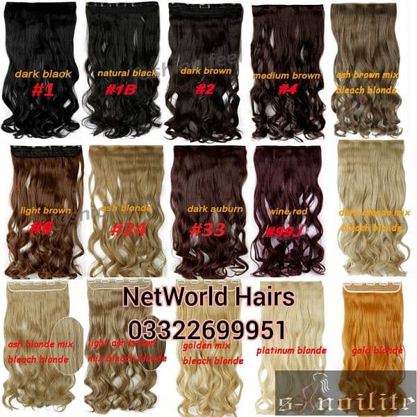 Women's and Mens Hair Wig Hair  DummyHair Extensions in Pakistan 12