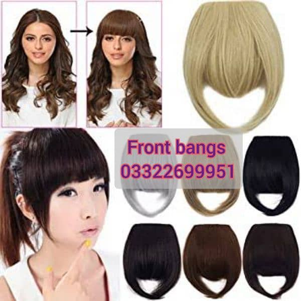 Women's and Mens Hair Wig Hair  DummyHair Extensions in Pakistan 14