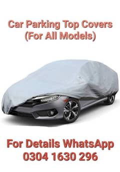 Car Parking Top Cover / Bike Top Cover (All Models) (0304 1630 296) 0