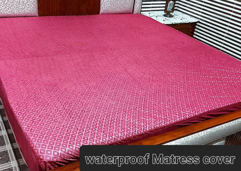 *Available Designs of Fancy Waterproof Mattress Fitted BedSheet 1