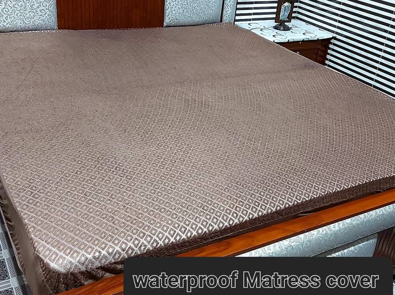 *Available Designs of Fancy Waterproof Mattress Fitted BedSheet 2