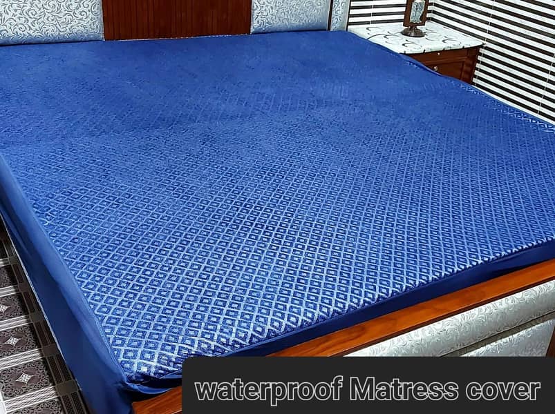*Available Designs of Fancy Waterproof Mattress Fitted BedSheet 3