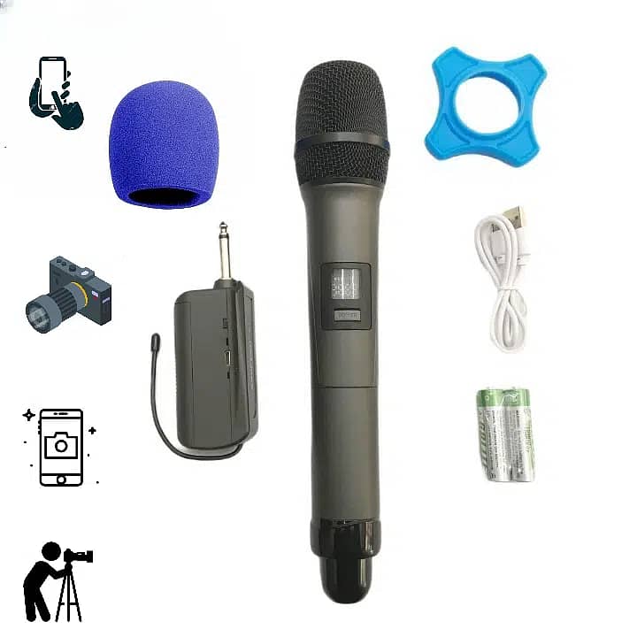 Mobile recording Wireless Interview mic Road show reporting mic