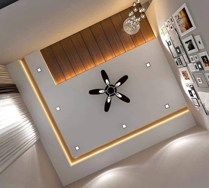 Ceiling,false ceiling. PVC ceiling,Gypsum,POp,gypsum board,cnc design. 5