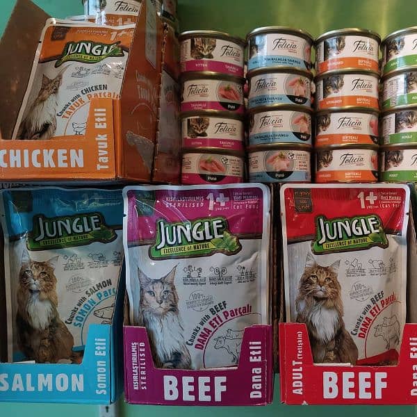 k9 dog food, Feline cat food, Reflex, Reflex plus, Jungle cat and dog 4